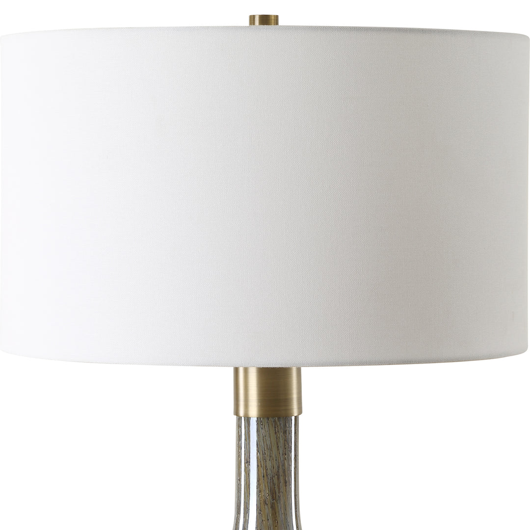 American Home Furniture | Uttermost - Rhine Brown Glass Table Lamp