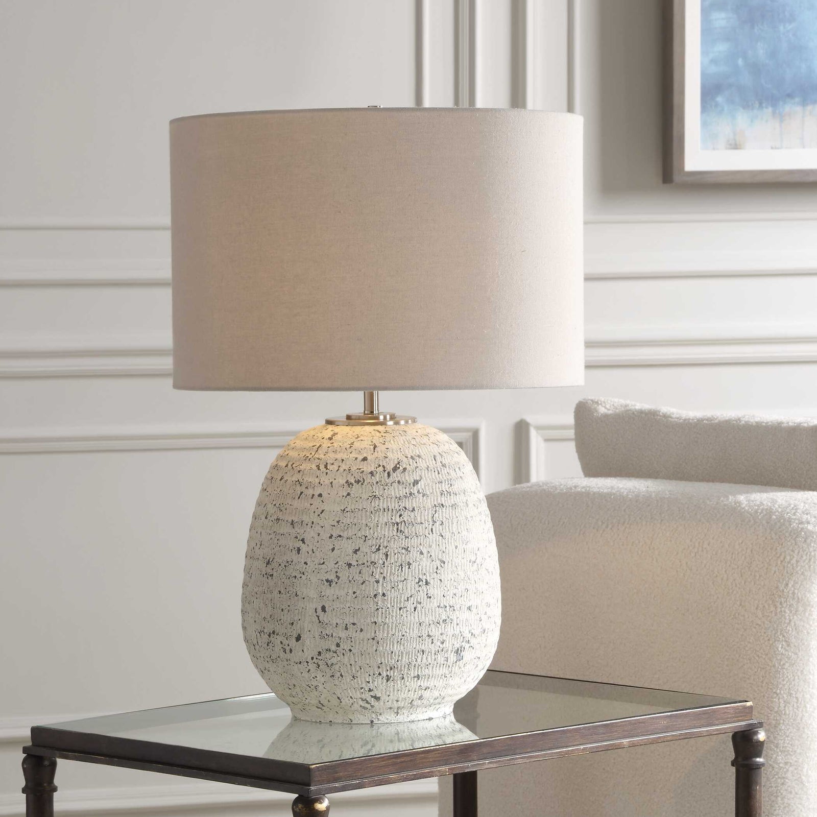 American Home Furniture Uttermost Danala Stone Table Lamp