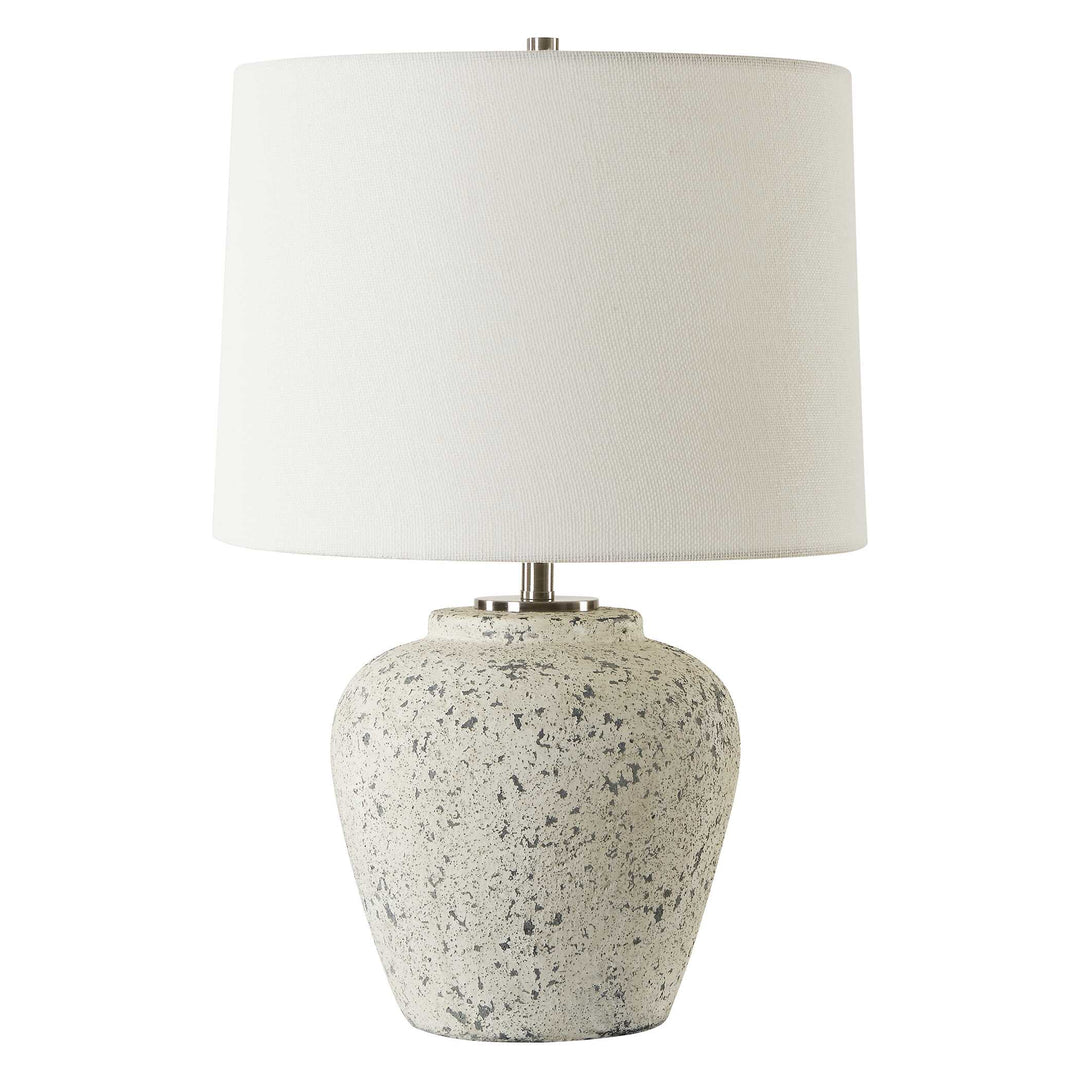 American Home Furniture Uttermost Rupture Aged Ivory Table Lamp