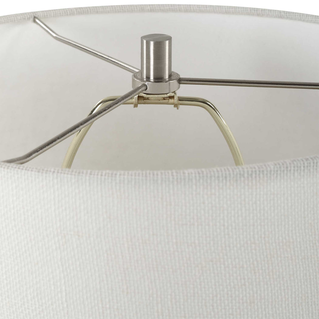 American Home Furniture Uttermost Rupture Aged Ivory Table Lamp