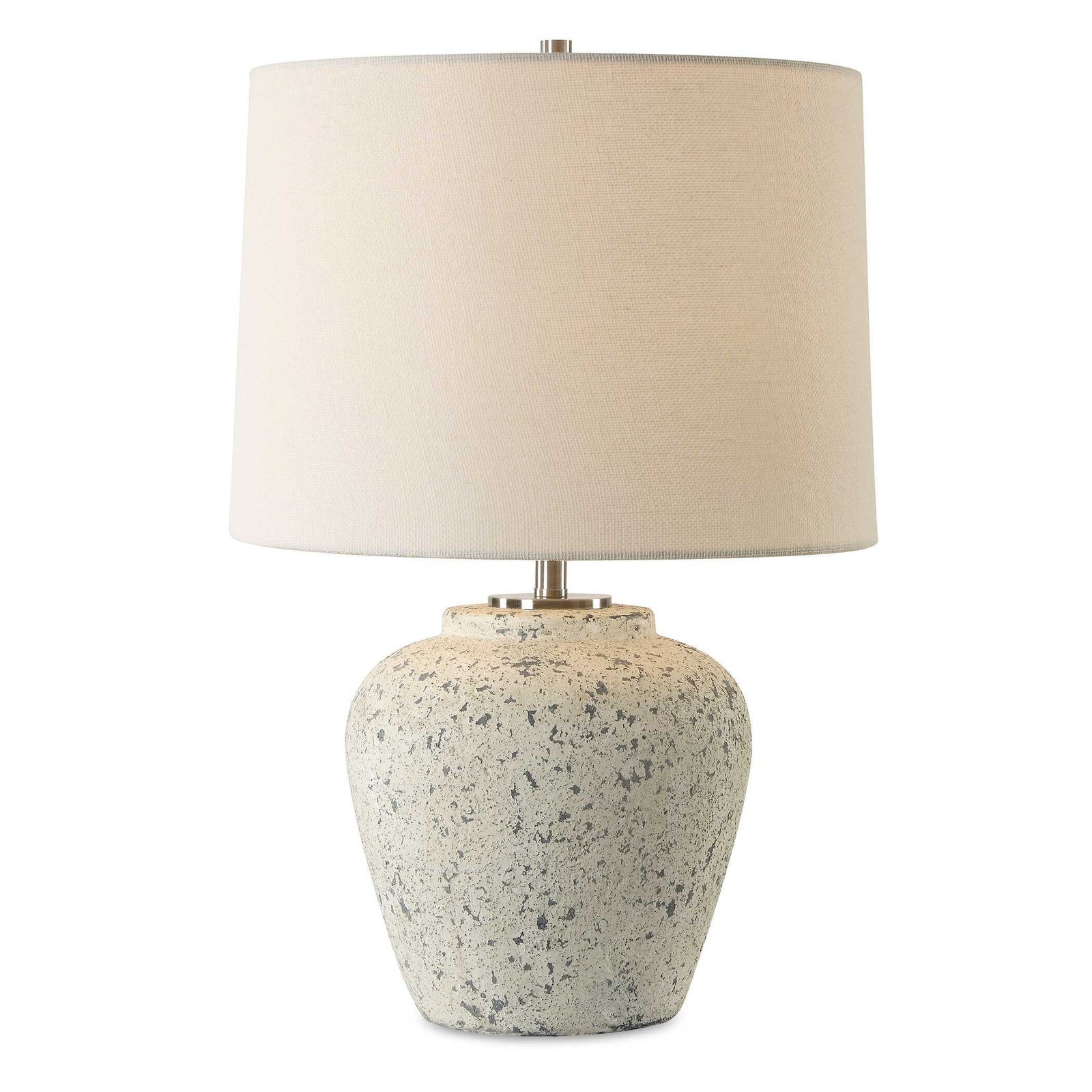 American Home Furniture Uttermost Rupture Aged Ivory Table Lamp