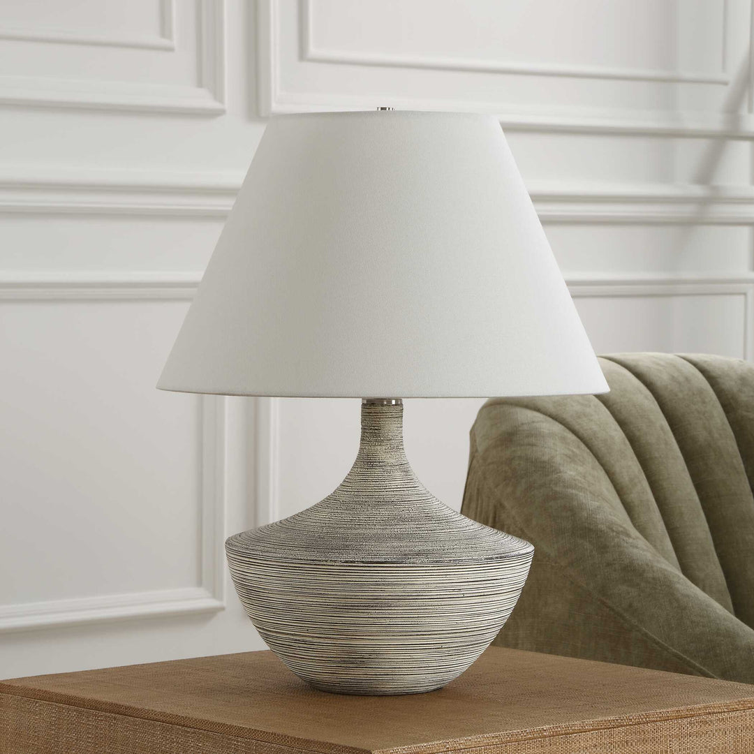 American Home Furniture Uttermost Carafe Ceramic Table Lamp