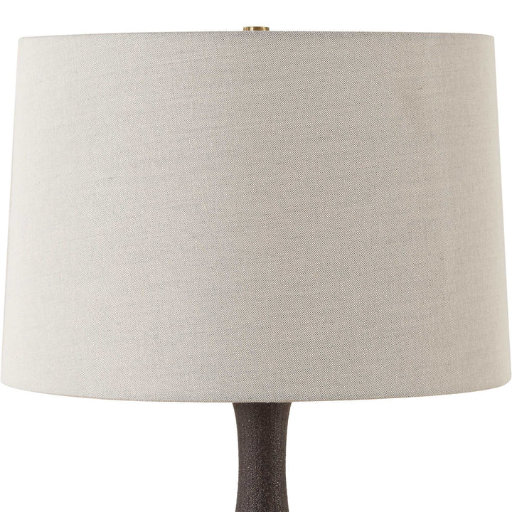 American Home Furniture Uttermost Rimini Black Glaze Table Lamp