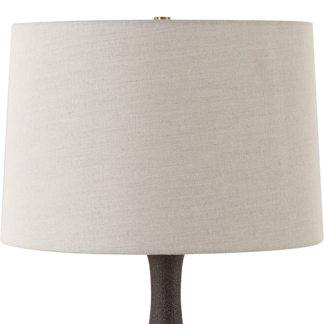 American Home Furniture | Uttermost - Rimini Black Glaze Table Lamp