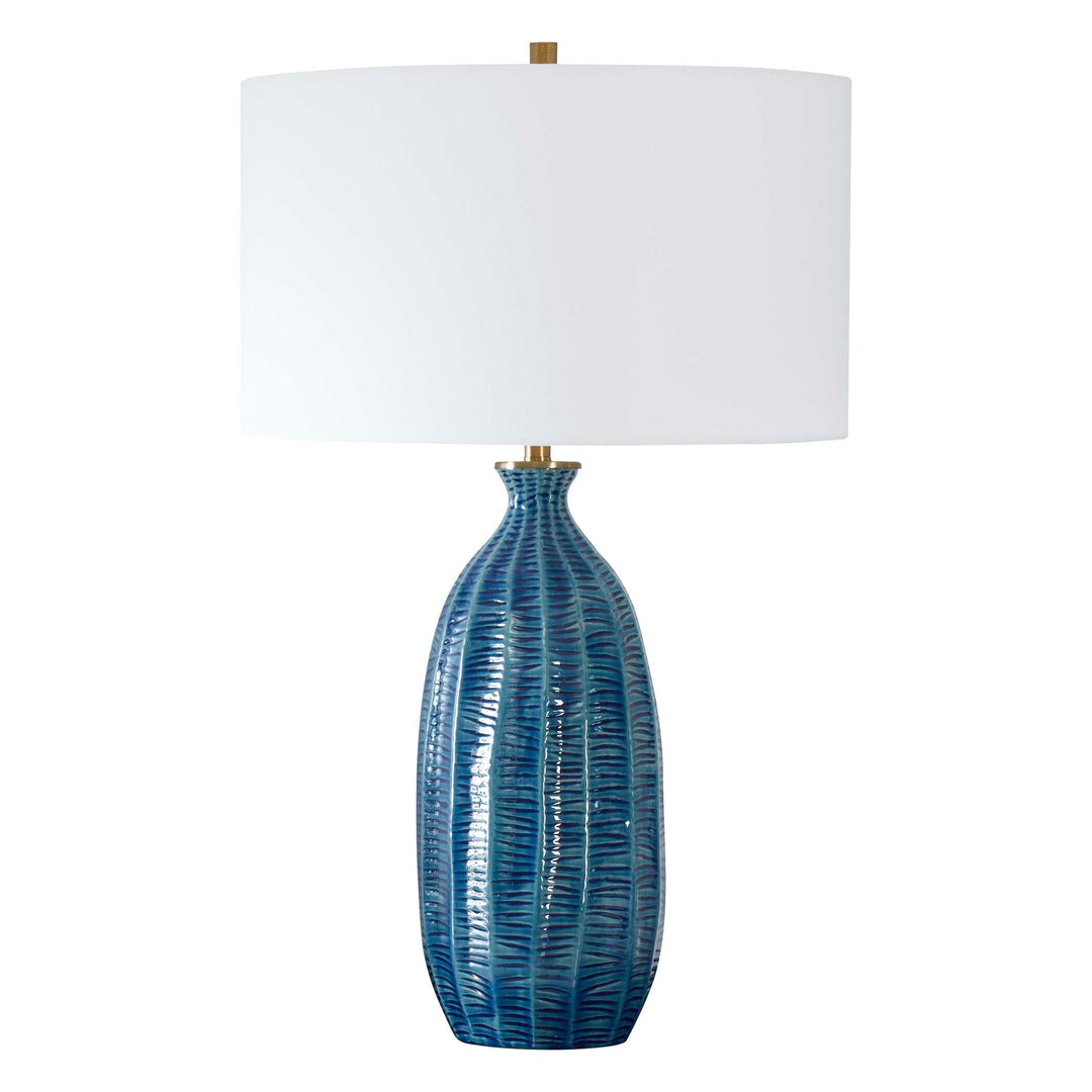 American Home Furniture Uttermost Bixby Blue Table Lamp