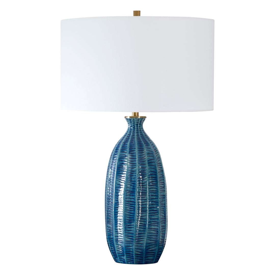 American Home Furniture | Uttermost - Bixby Blue Table Lamp