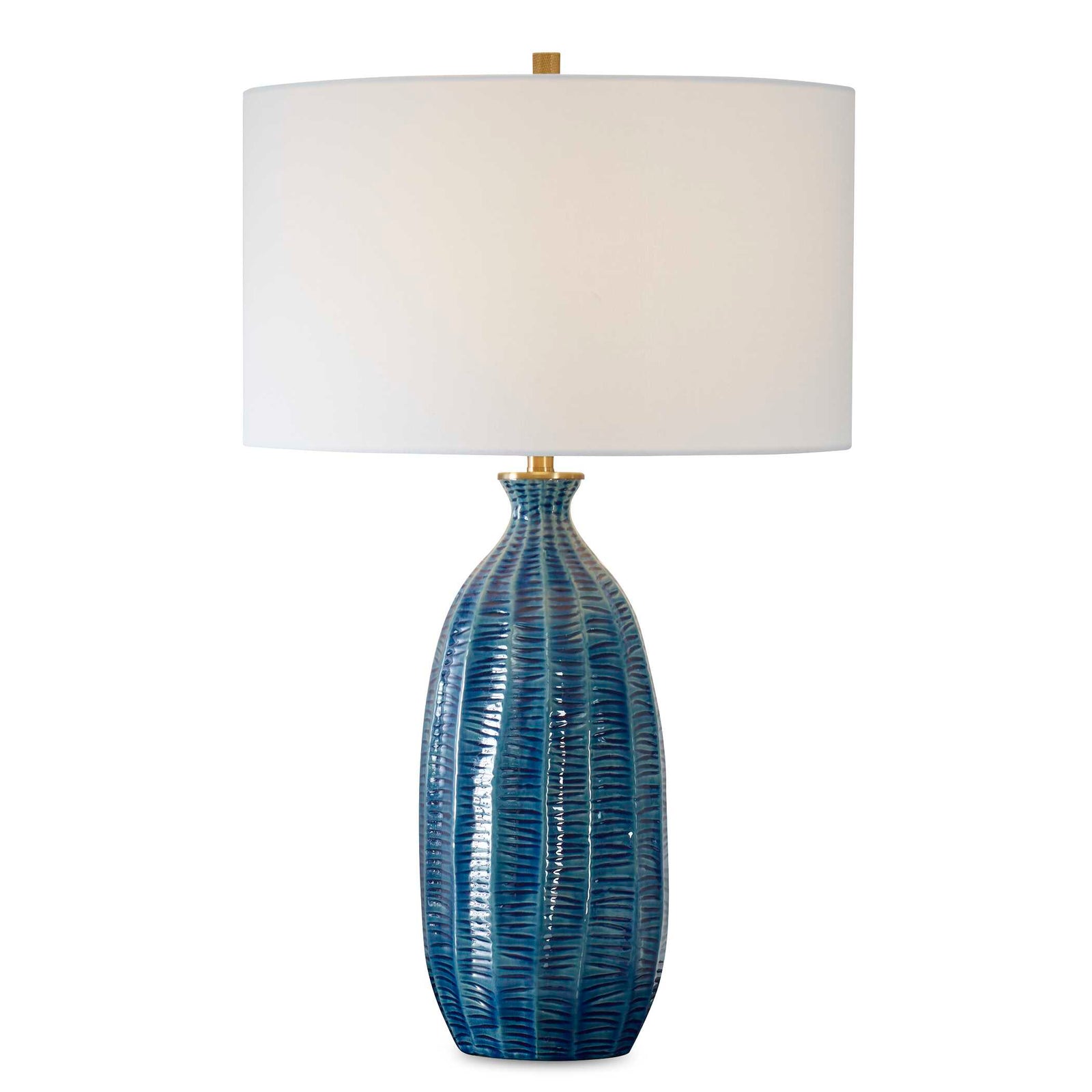 American Home Furniture Uttermost Bixby Blue Table Lamp