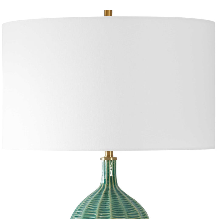 American Home Furniture Uttermost Bixby Green Table Lamp