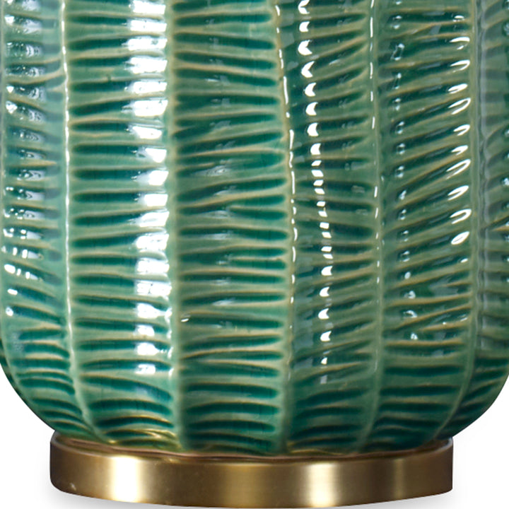 American Home Furniture | Uttermost - Bixby Green Table Lamp