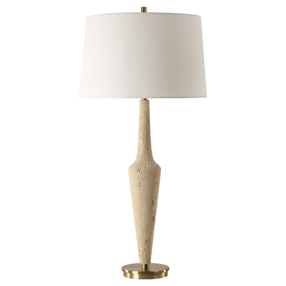 American Home Furniture Uttermost Juliet Travertine Table Lamp