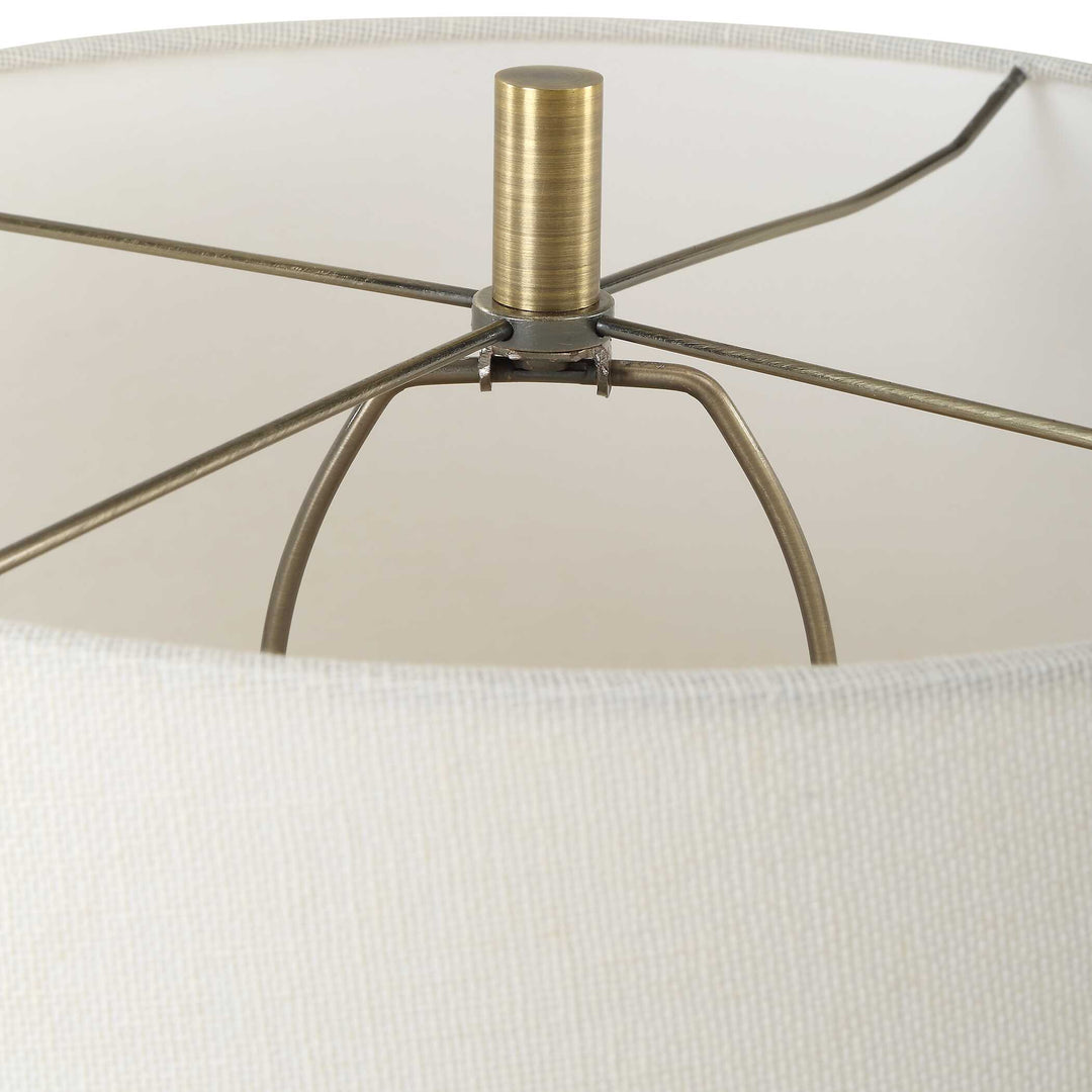 American Home Furniture Uttermost Juliet Travertine Table Lamp