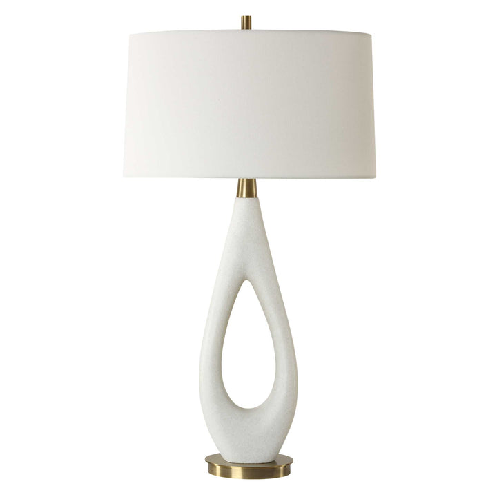 American Home Furniture Uttermost Promenade White Table Lamp