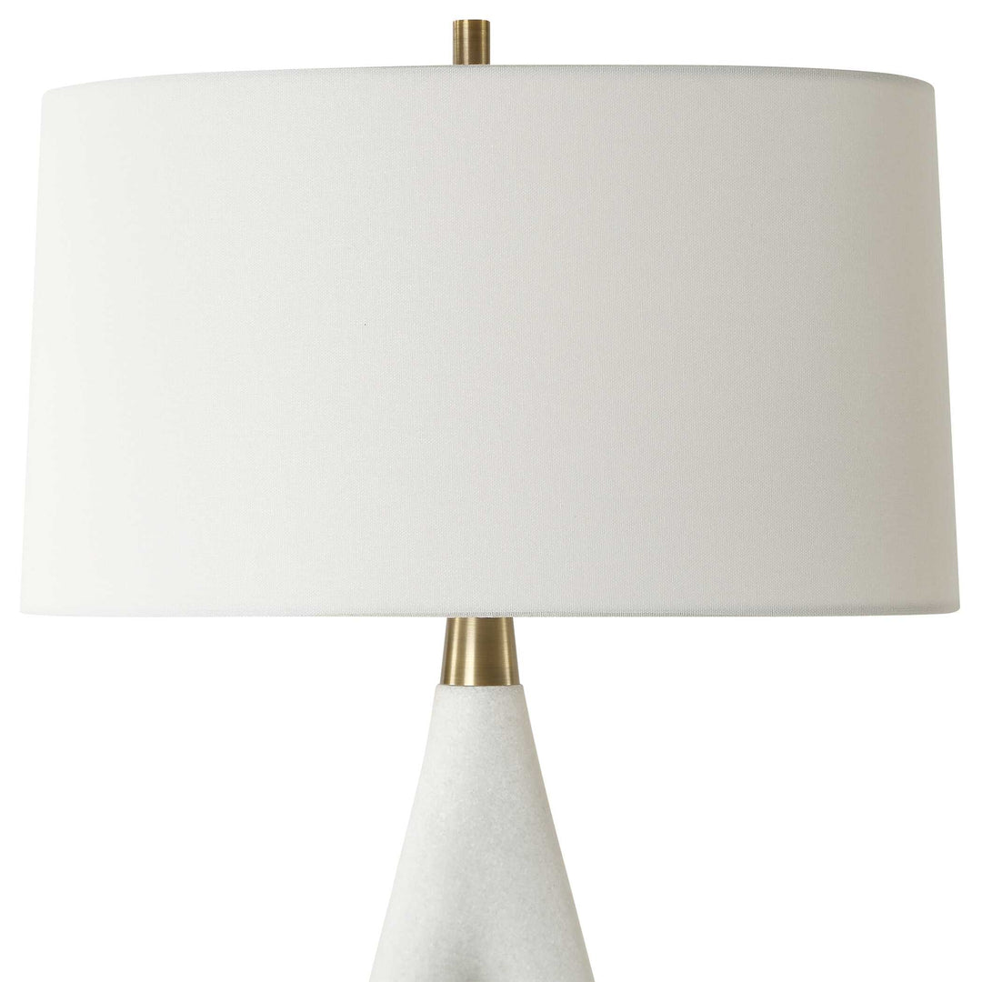 American Home Furniture Uttermost Promenade White Table Lamp