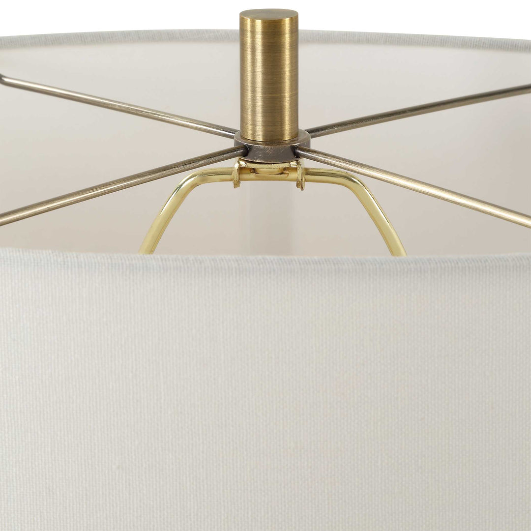 American Home Furniture Uttermost Promenade White Table Lamp