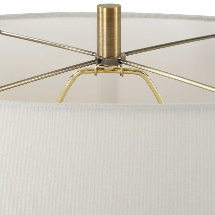 American Home Furniture Uttermost Promenade White Table Lamp
