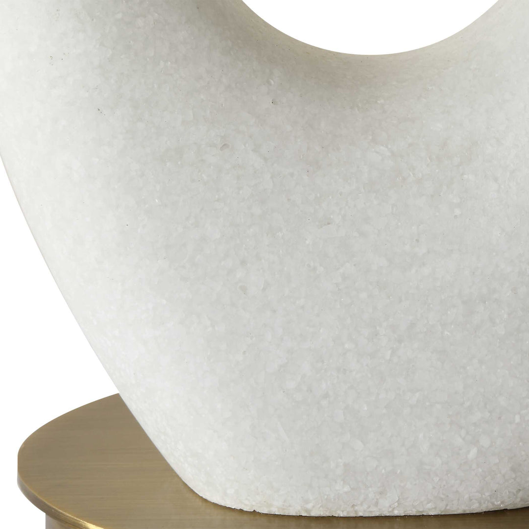 American Home Furniture Uttermost Promenade White Table Lamp