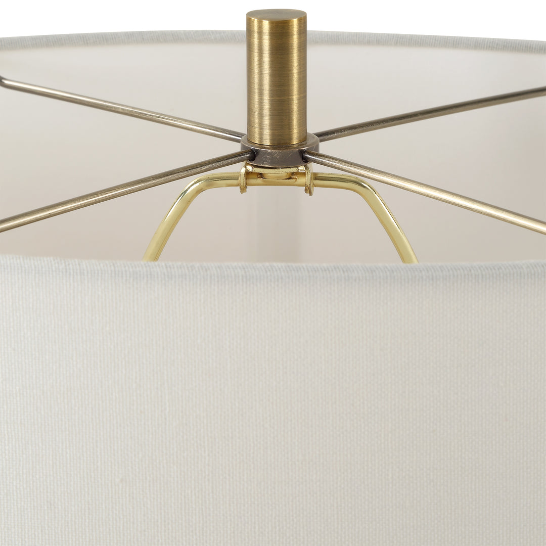 American Home Furniture | Uttermost - Promenade White Table Lamp