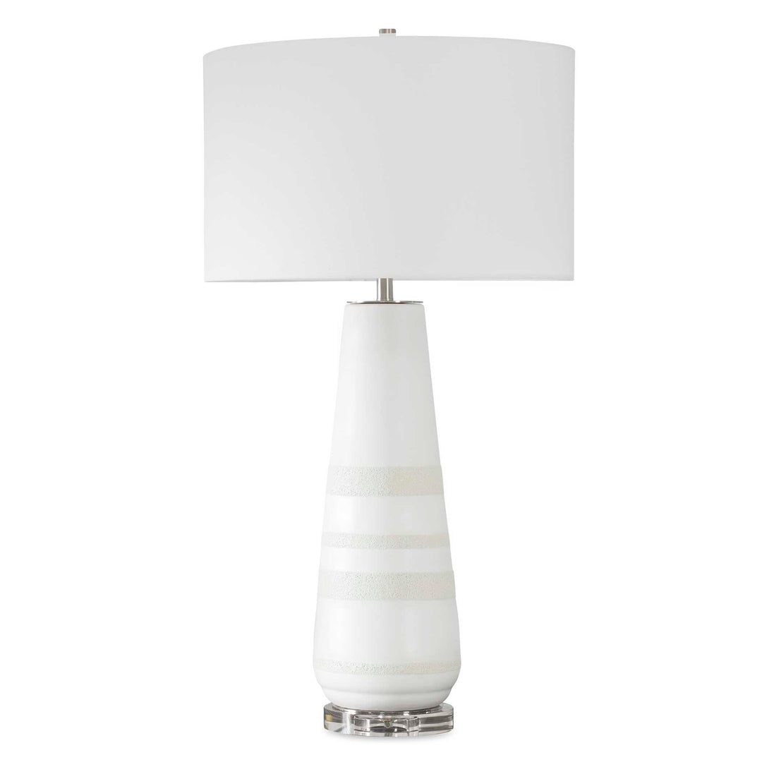 American Home Furniture Uttermost Santino Crackled Ivory Table Lamp