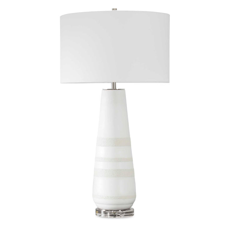 American Home Furniture Uttermost Santino Crackled Ivory Table Lamp