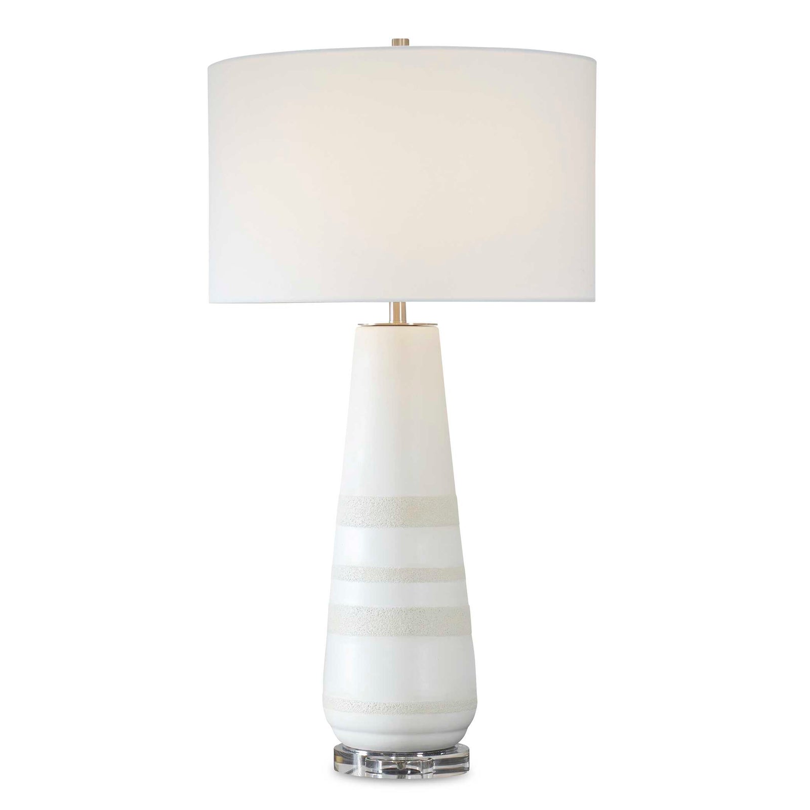 American Home Furniture Uttermost Santino Crackled Ivory Table Lamp