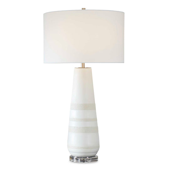 American Home Furniture Uttermost Santino Crackled Ivory Table Lamp