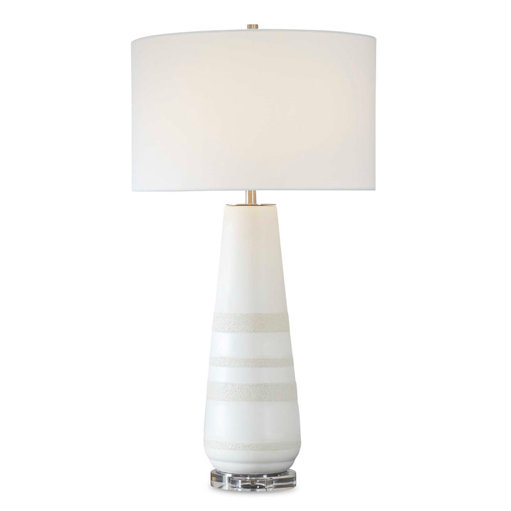 American Home Furniture Uttermost Santino Crackled Ivory Table Lamp