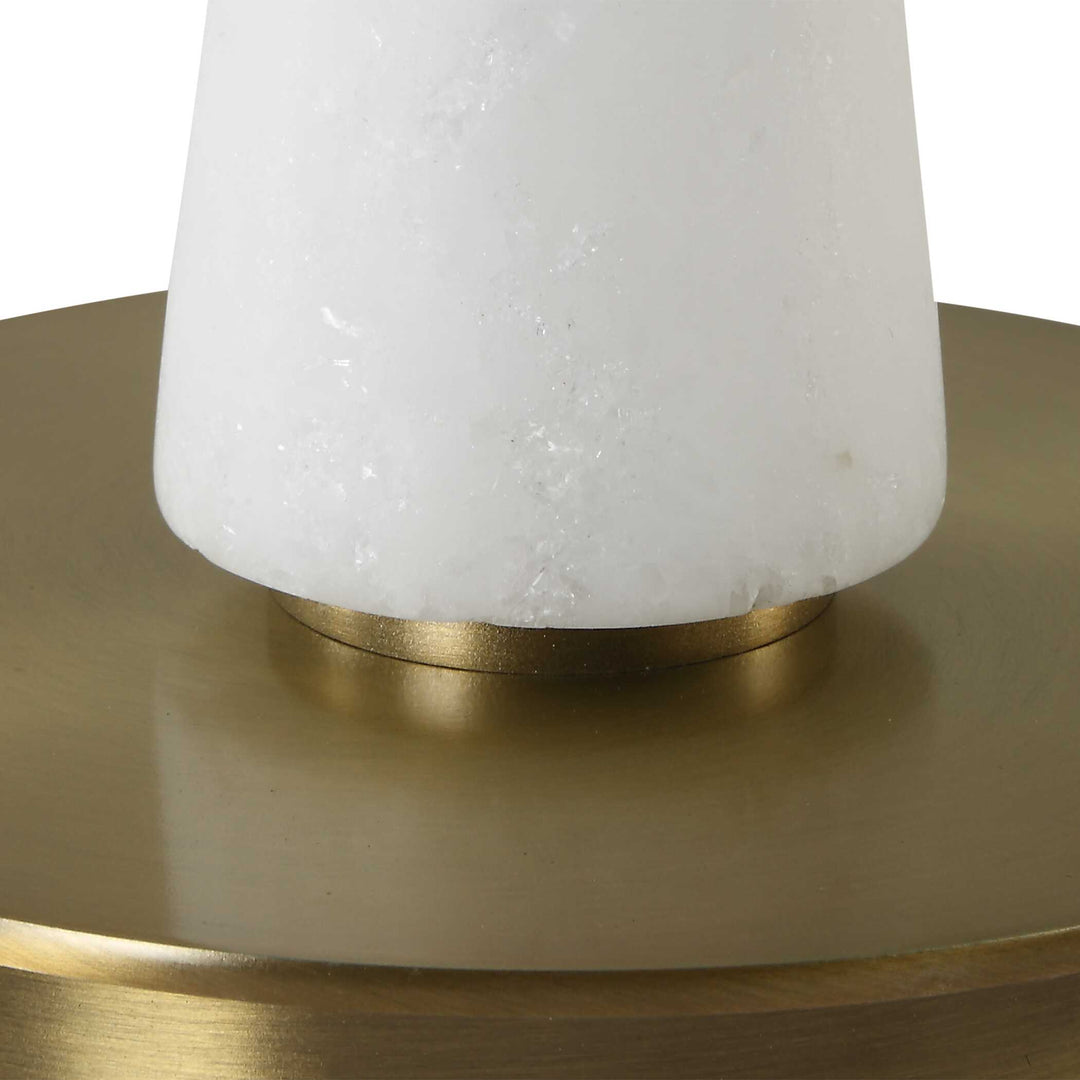 American Home Furniture Uttermost Unify Alabaster Table Lamp
