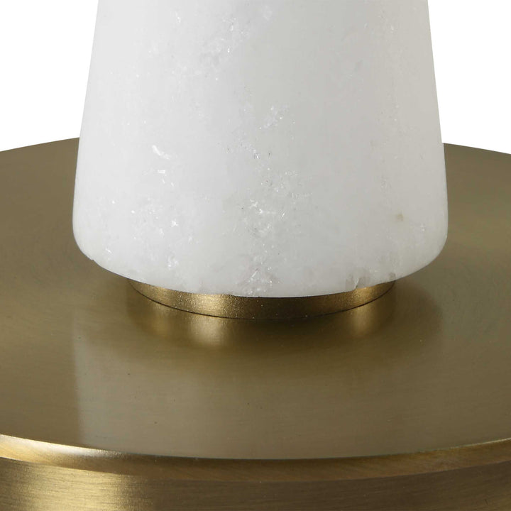 American Home Furniture Uttermost Unify Alabaster Table Lamp