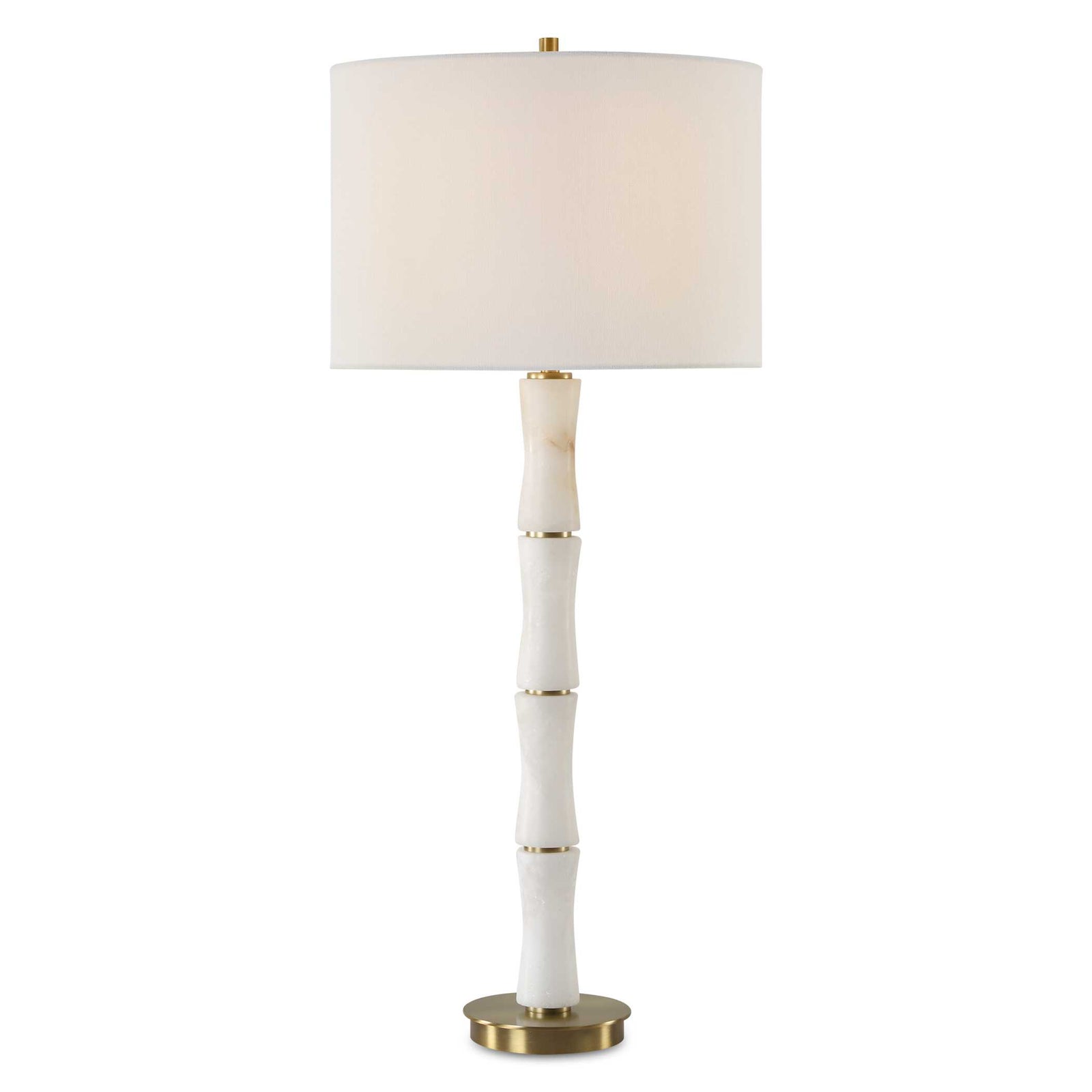 American Home Furniture Uttermost Unify Alabaster Table Lamp