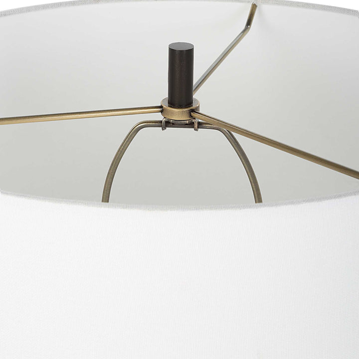 American Home Furniture Uttermost Fralin White Table Lamp