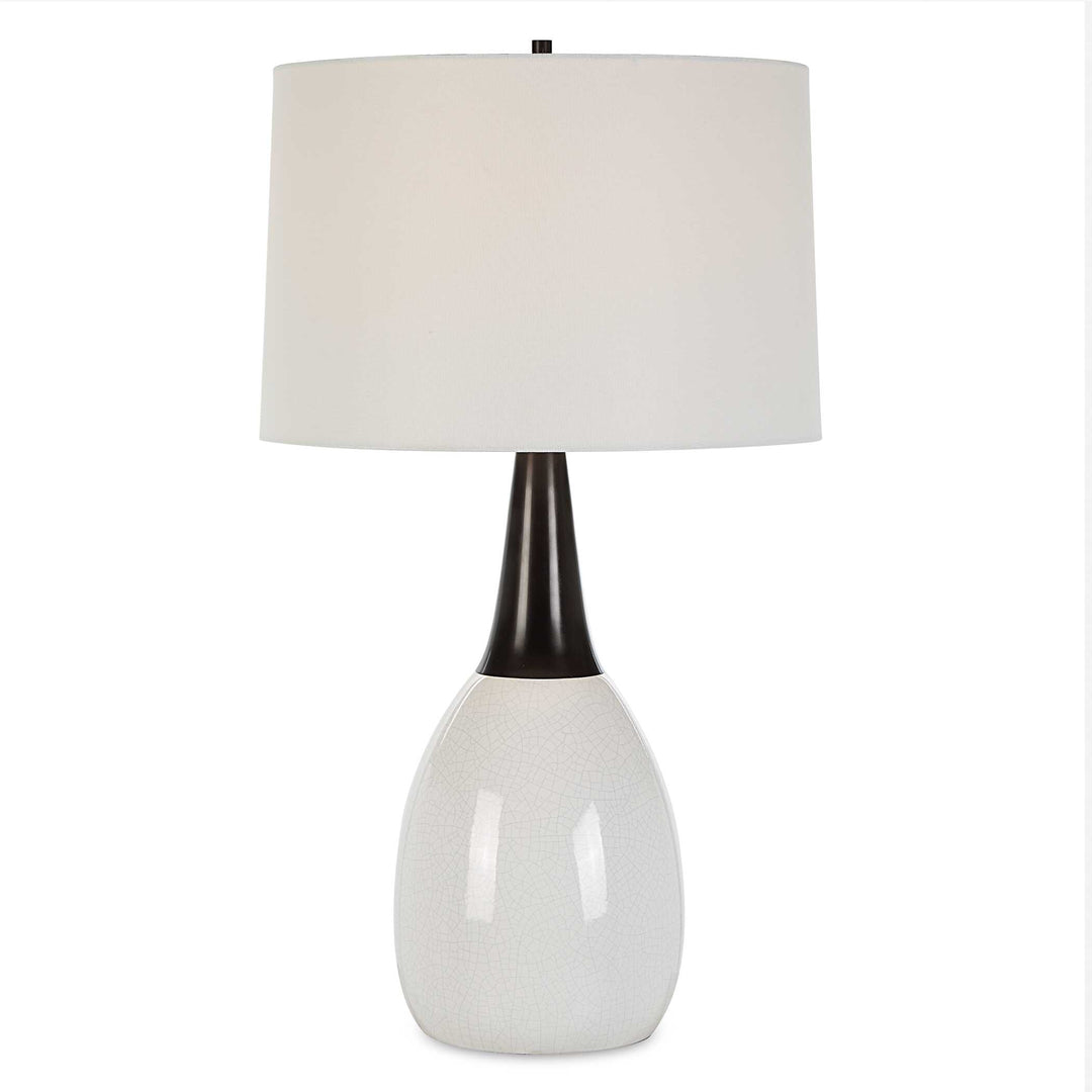American Home Furniture Uttermost Fralin White Table Lamp
