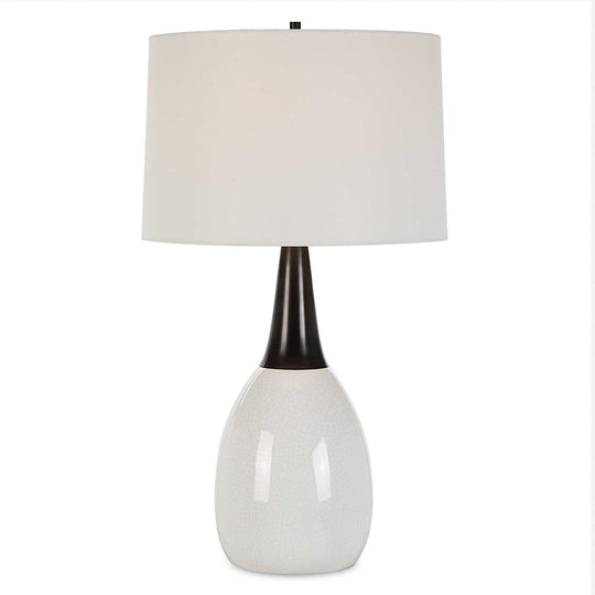American Home Furniture Uttermost Fralin White Table Lamp