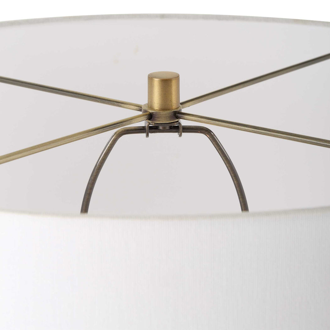 American Home Furniture Uttermost Anchorage Tri-pod Floor Lamp