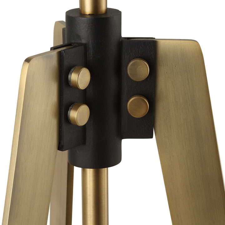 American Home Furniture Uttermost Anchorage Tri-pod Floor Lamp