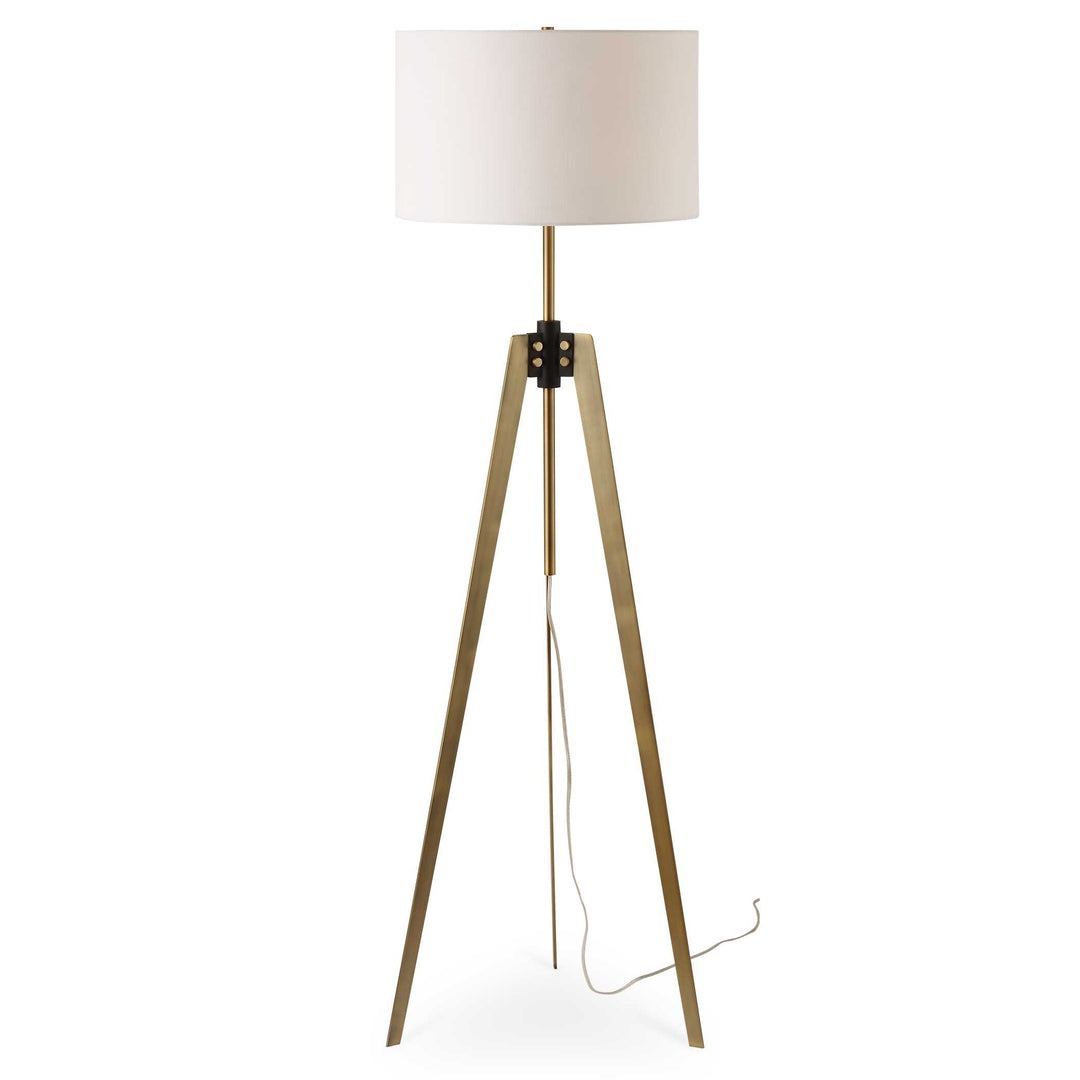 American Home Furniture Uttermost Anchorage Tri-pod Floor Lamp