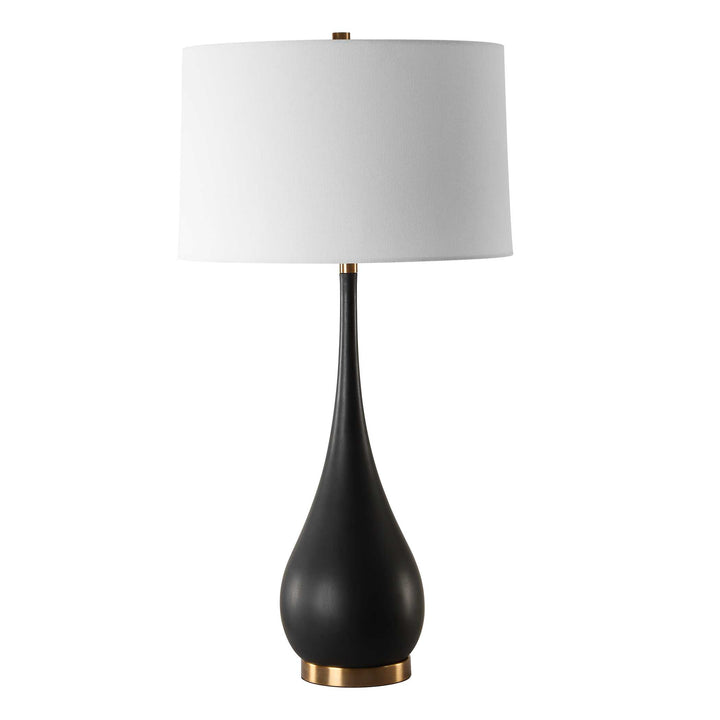 American Home Furniture Uttermost Nocturnal Black Table Lamp