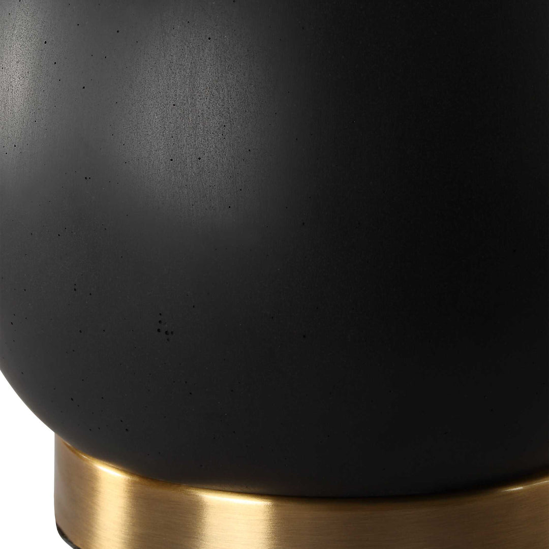 American Home Furniture Uttermost Nocturnal Black Table Lamp