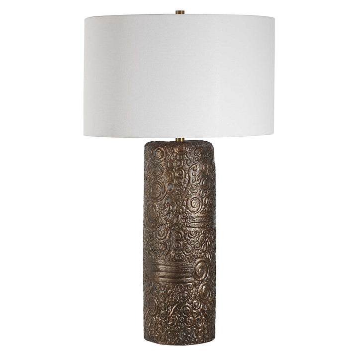 American Home Furniture Uttermost Malaga Brass Table Lamp
