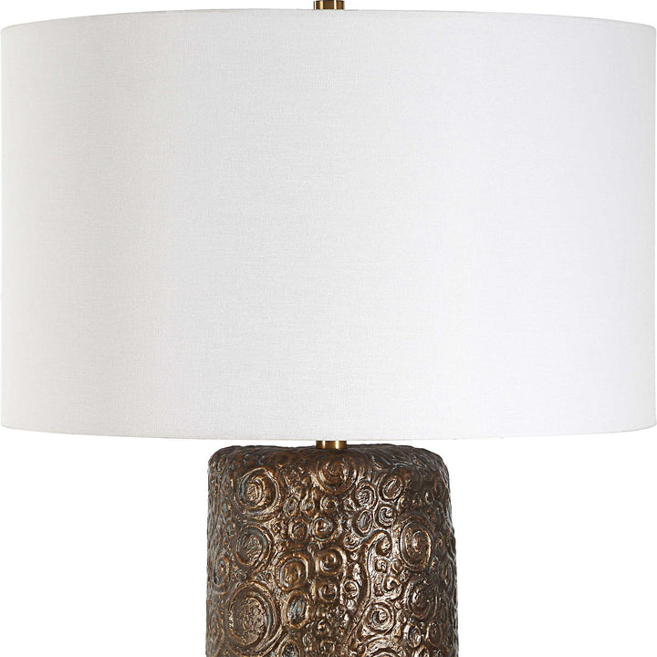 American Home Furniture Uttermost Malaga Brass Table Lamp