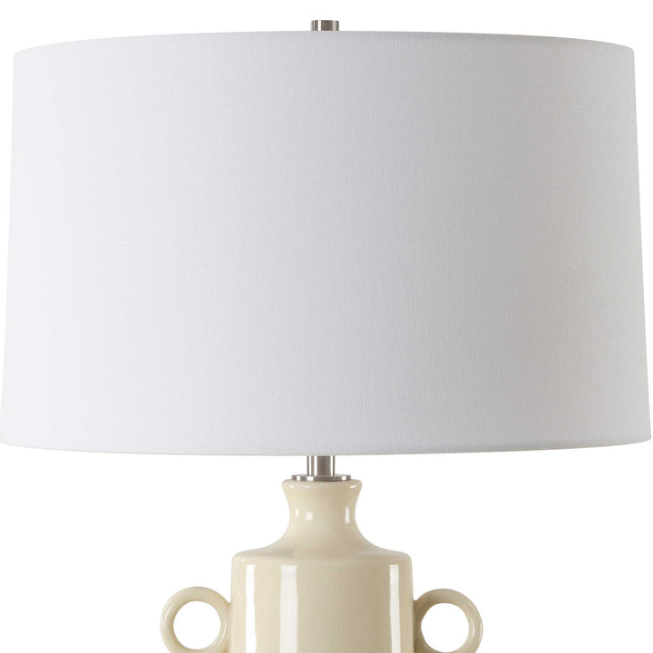 American Home Furniture Uttermost Florero Pale Yellow Table Lamp