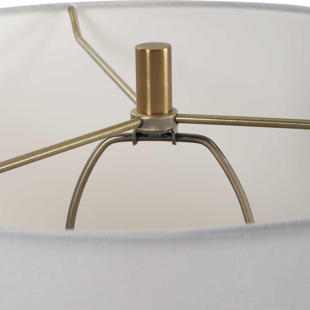 American Home Furniture Uttermost Sanctuary Green Gray Table Lamp