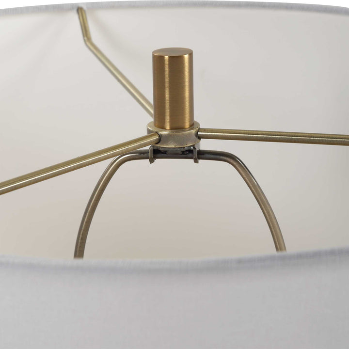 American Home Furniture Uttermost Sanctuary Green Gray Table Lamp