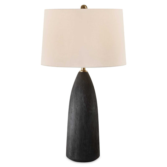 American Home Furniture Uttermost Jett Black Table Lamp