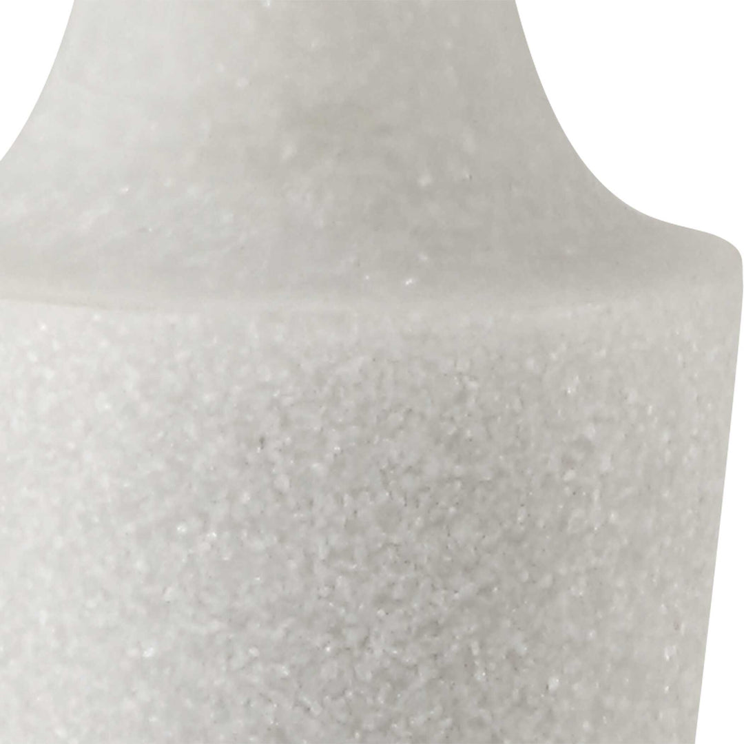 American Home Furniture Uttermost Colette White Stone Floor Lamp