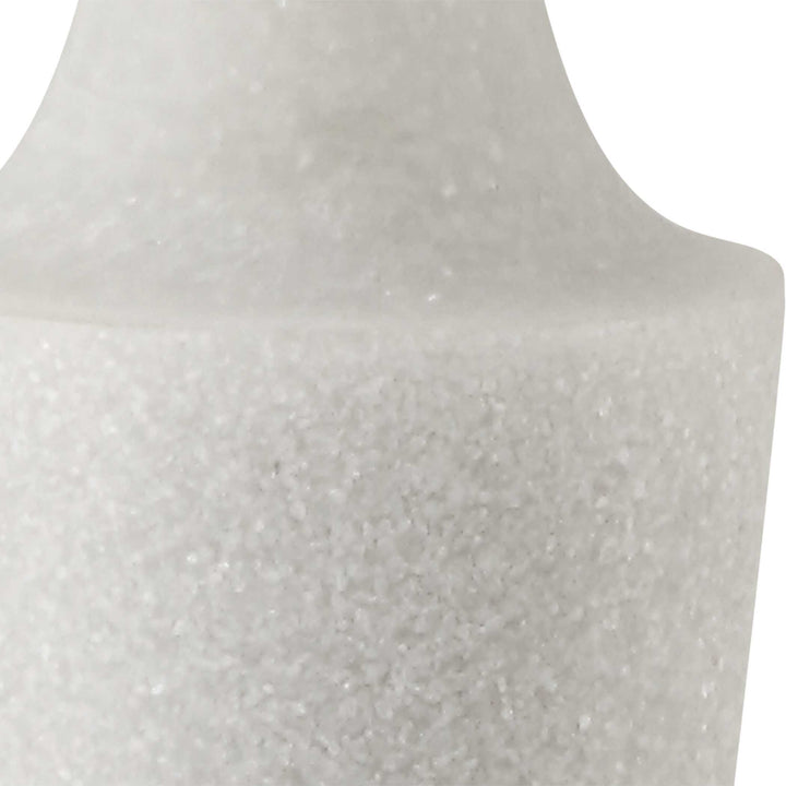 American Home Furniture Uttermost Colette White Stone Floor Lamp