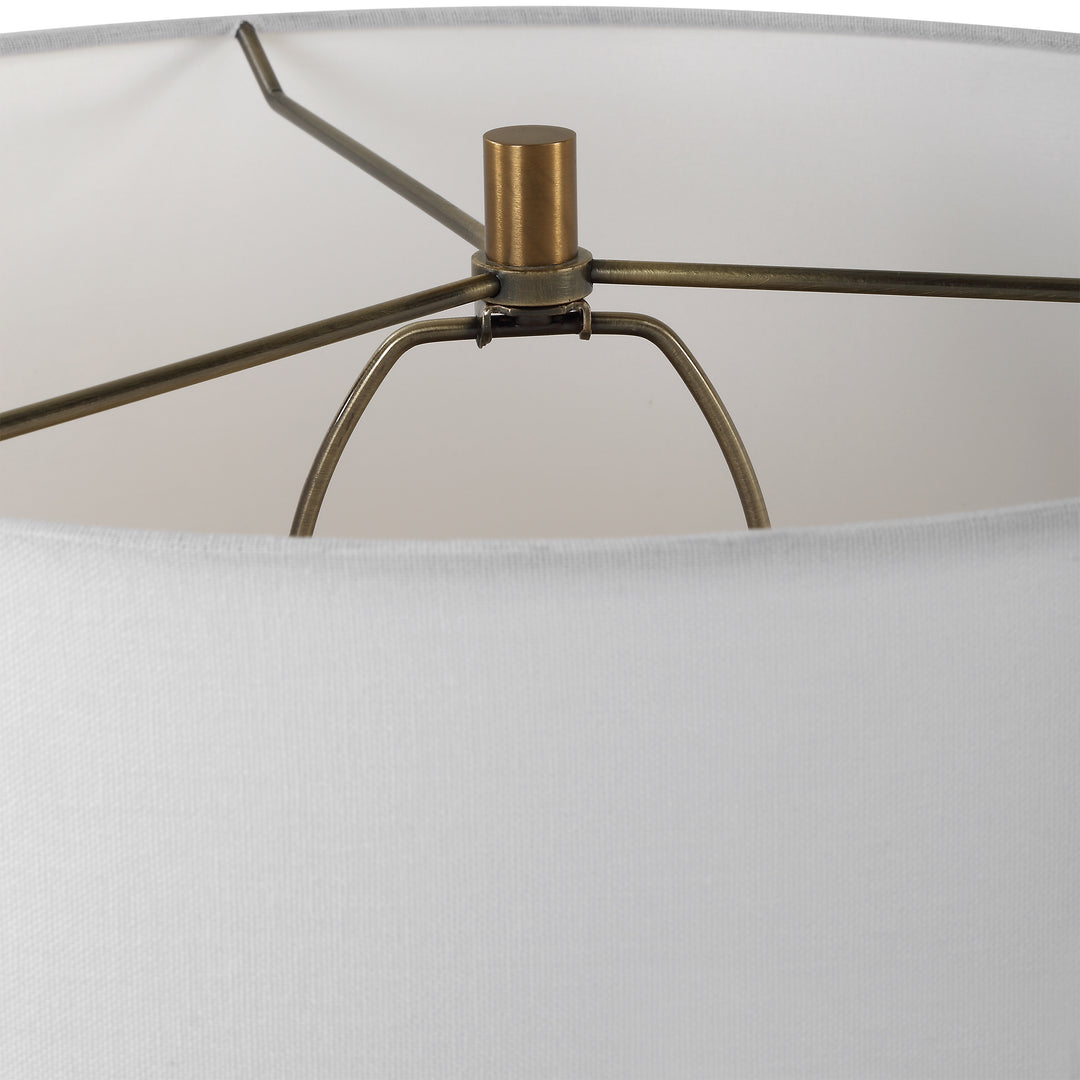 American Home Furniture | Uttermost - Stratified White Table Lamp