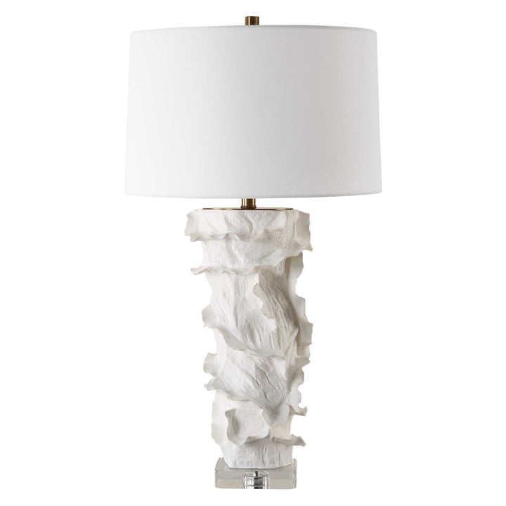 American Home Furniture Uttermost Wisp White Table Lamp