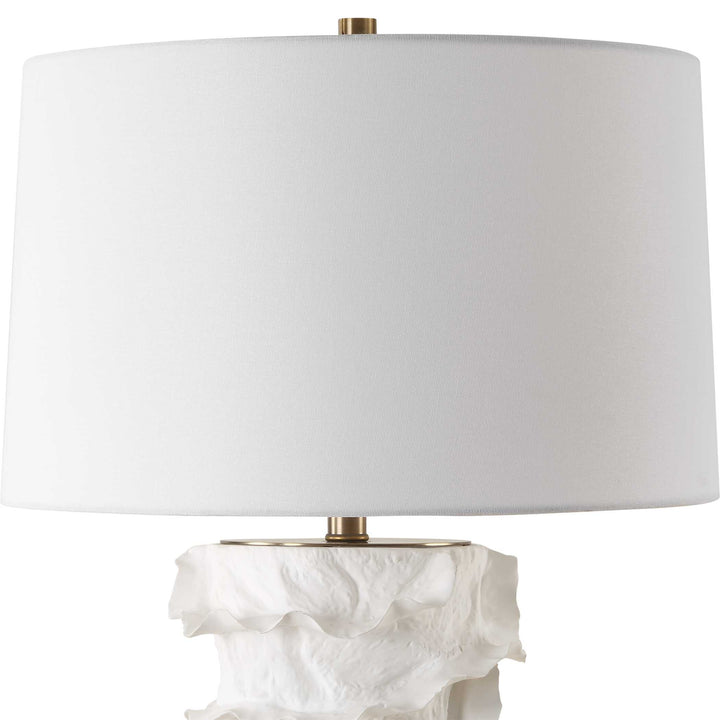 American Home Furniture Uttermost Wisp White Table Lamp