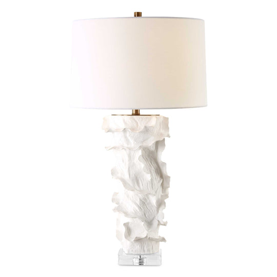 American Home Furniture Uttermost Wisp White Table Lamp