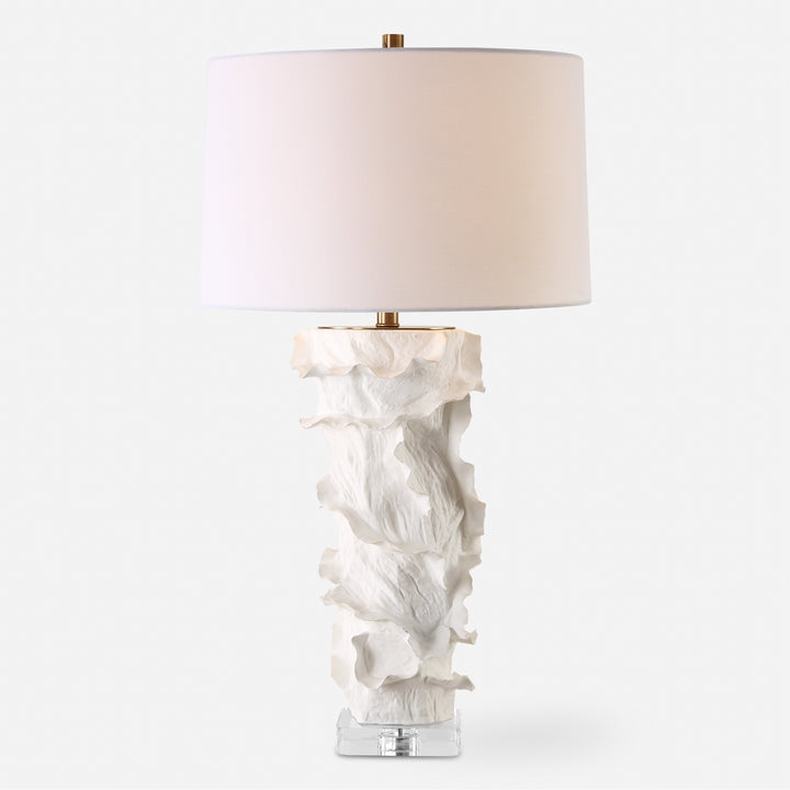 American Home Furniture | Uttermost - Wisp White Table Lamp